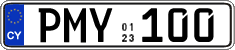 License plate of Cyprus, Regular plates