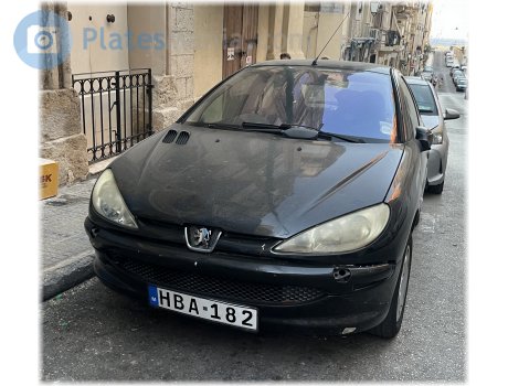 HBA 182, Peugeot 206