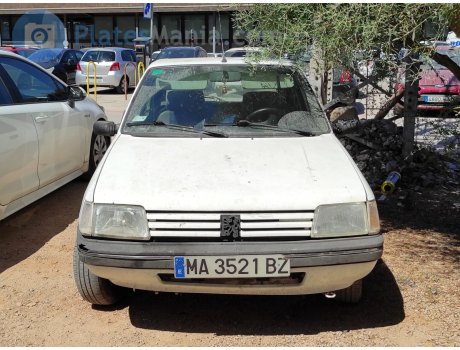 MA 3521 BZ, Peugeot 205