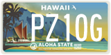 Hawaii, Specialty plates (AB12C)