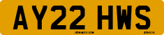 License plate of the United Kingdom, 2001 year system