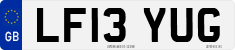 License plate of the United Kingdom, 2001 year system