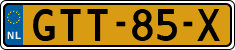 License plate of the Netherlands, Cars