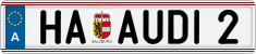 License plate of Austria, Vanity Plates