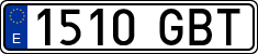 License plates of Spain, Ordinary (2000)