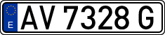 License plates of Spain, 1971 year series