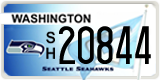 Washington, Specialty plates (12345)