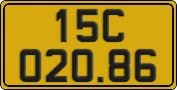 License plate of Vietnam, Commercial vehicles