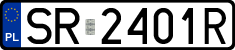 License plates of Poland, Regular car plates