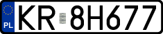 License plates of Poland, Regular car plates