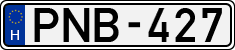 license plates of Hungary, Cars (1990)