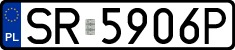 License plates of Poland, Regular car plates