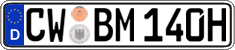 German license plate, Plates for oldtimers (type 