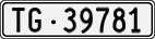 License plate of Switzerland, Cars