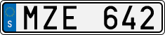 License plate of Sweden, Regular plates