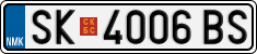 License plate of North Macedonia, Regular plates (2012)