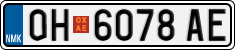 License plate of North Macedonia, Regular plates (2012)