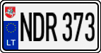 License plate of Lithuania, Cars