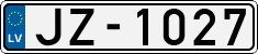 License plate of Latvia, Regular car plates