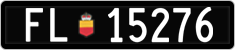 License plate of Liechtenstein, Cars