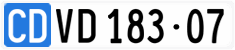 License plate of Switzerland, Diplomatic