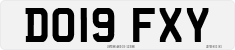 License plate of the United Kingdom, 2001 year system