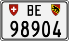 License plate of Switzerland, Cars