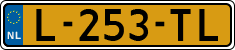 License plate of the Netherlands, Cars