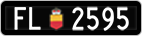 License plate of Liechtenstein, Cars