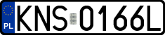 License plates of Poland, Regular car plates