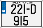 License plate of Ireland, Regular plates