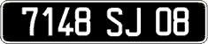 French license plate, FNI