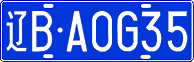 License plate of China, Cars
