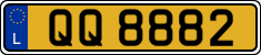 License plate of Luxembourg, 2003 year system