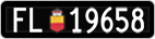 License plate of Liechtenstein, Cars