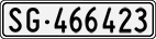 License plate of Switzerland, Cars