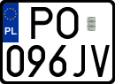 License plates of Poland, Regular car plates