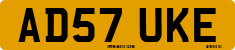 License plate of the United Kingdom, 2001 year system