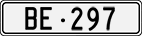 License plate of Switzerland, Cars