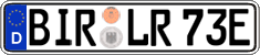 German license plate, Electric vehicles