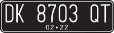 License plate of Indonesia, Regular plates