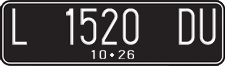 License plate of Indonesia, Regular plates