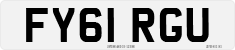 License plate of the United Kingdom, 2001 year system