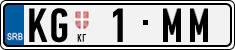 License plate of Serbia, Vanity Plates