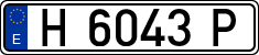 License plates of Spain, 1971 year series