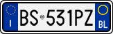 License plate of Italy, Cars (1994 year series)
