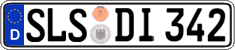 German license plate, Regular plates