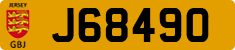 License plate of Jersey, Regular plates (J123456)