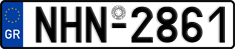 License plate of Greece, Cars