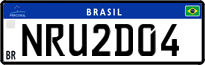 License plate of Brazil, Private owners (Mercosul)